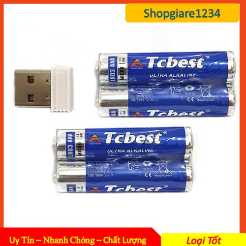 Pin 2A /3A TECBEST 1.5V Chính Hãng Mới 100%- Gắn Hầu Hết Các Thiết Bị Điện Tử