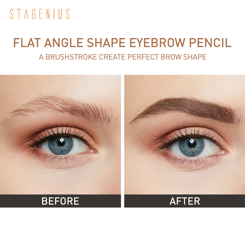 Chì kẻ mày STAGENIUS hai đầu chống thấm nước lâu trôi