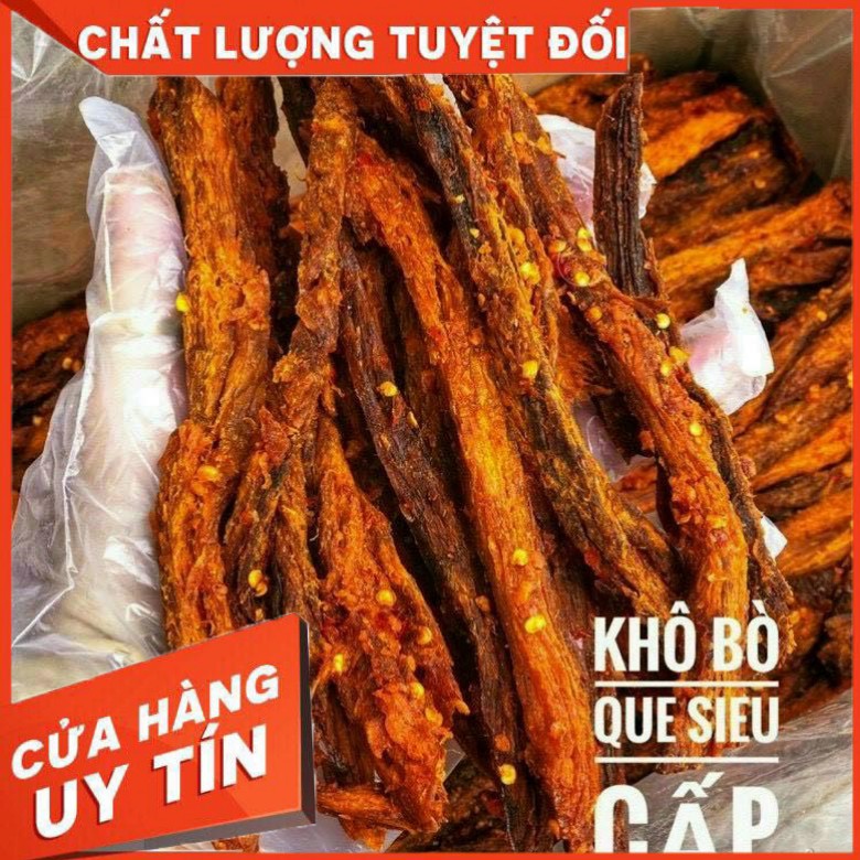 300GR KHÔ BÒ QUE 🥩[Loại Đặc Biệt]🥩IHÀNG NGON NHÀ LÀM