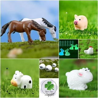 Mô hình phụ kiện tiểu cảnh động vật trang trí sen đá, terrarium, hồ cá