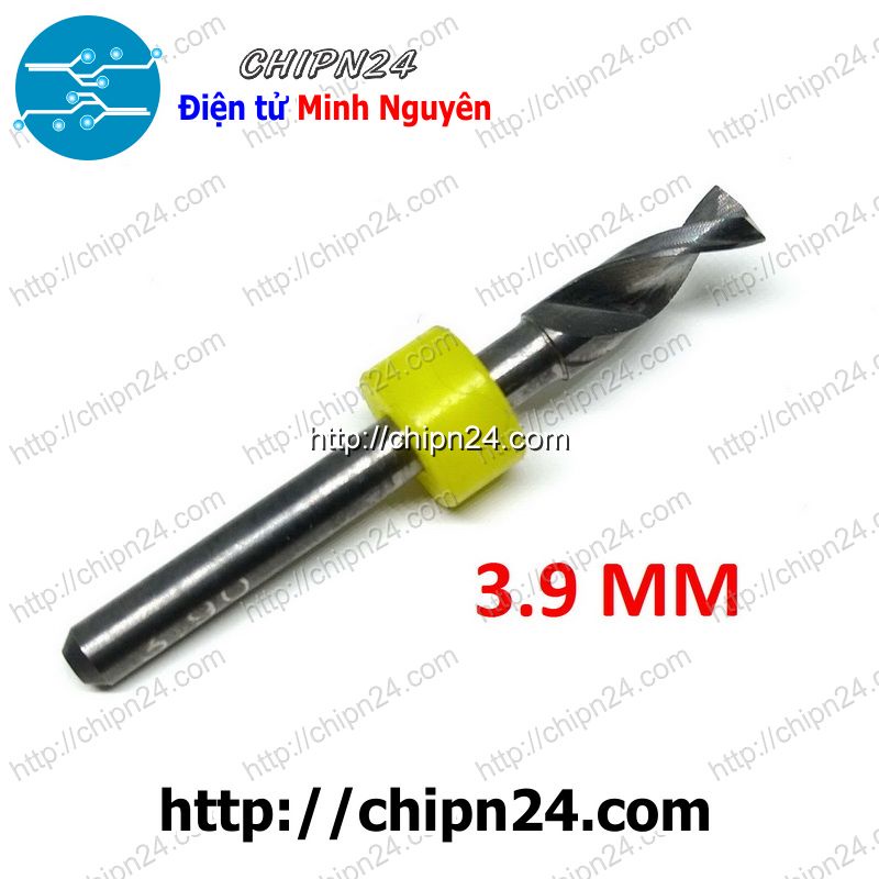 [1 CÂY] Mũi khoan mạch in CNC 3.9mm (Mạch điện tử, PCB)