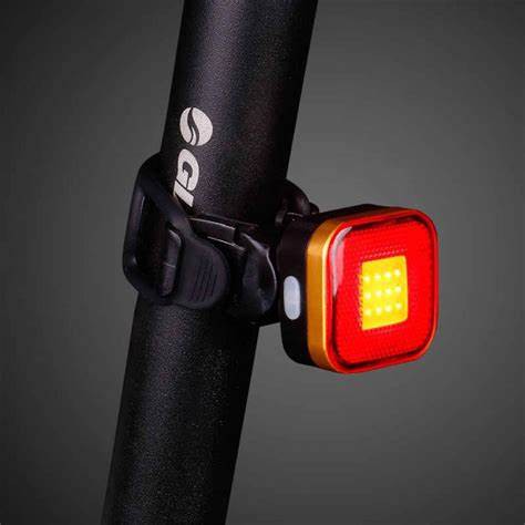 [Ảnh thật] [Chính hãng] Đèn hậu xe đạp LED COD Vuông sạc USB BF-903 Viền Bạc