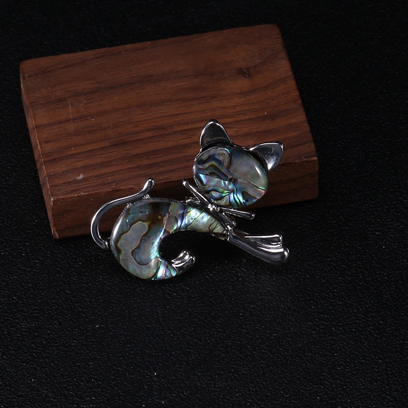 Ghim Cài Áo Kim Loại Hình Mèo Dễ Thương Thời Trang