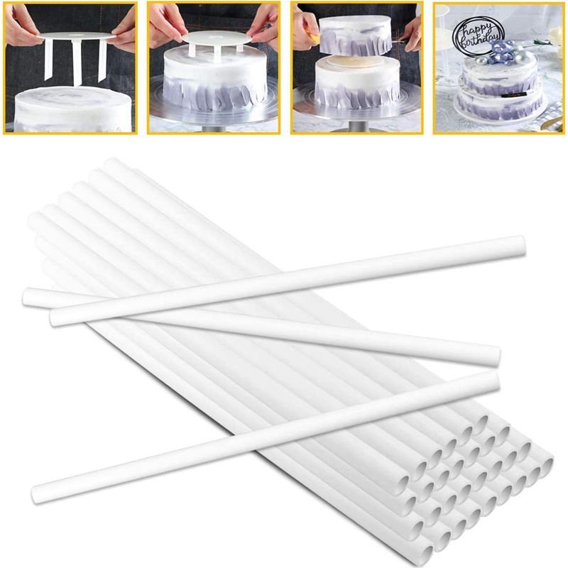Set 50 Que Làm Bánh Bằng Nhựa Đường Kính 0.4 Inch Dài 12 Inch