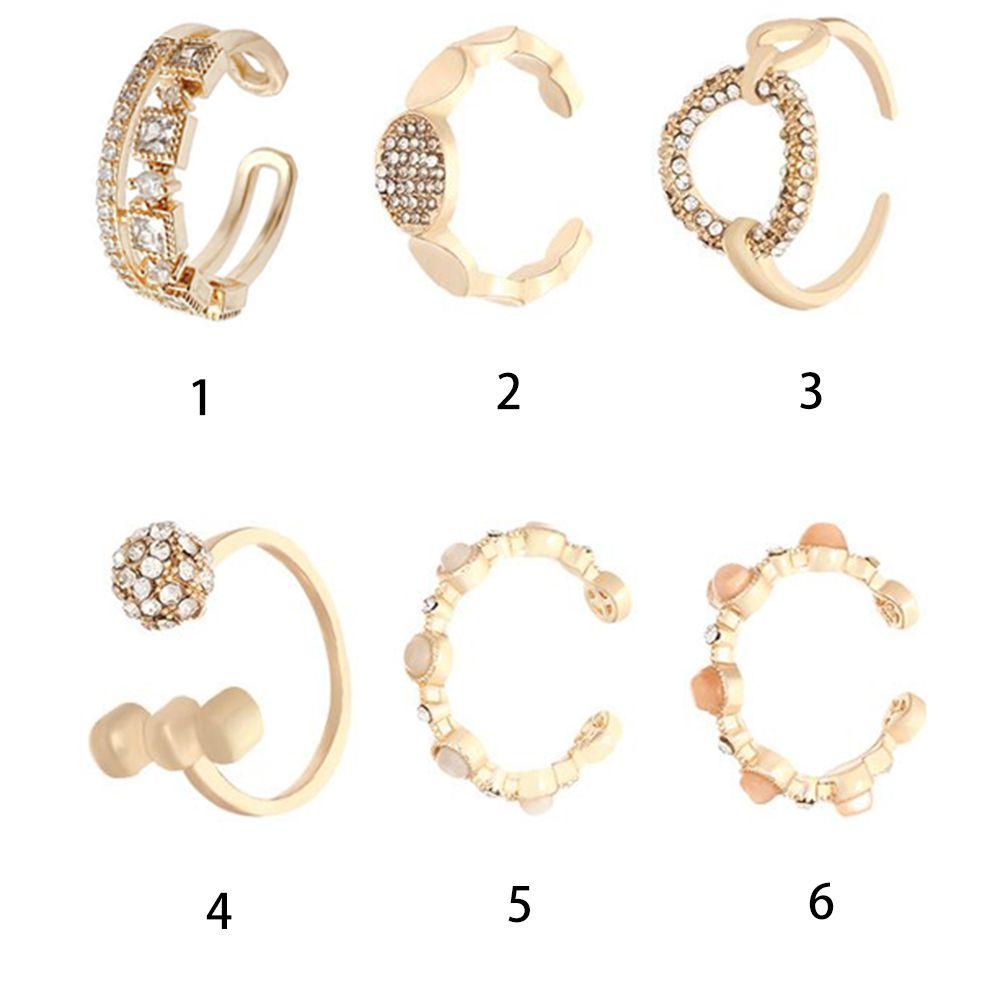 ROSE Nhẫn Hở Mạ VàNg ThờI Trang Cho Nữ