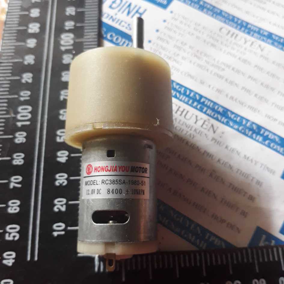 động cơ giảm tốc RS385SA, 12-24Vdc, 30-60v/p kde2513 BÁN LẺ