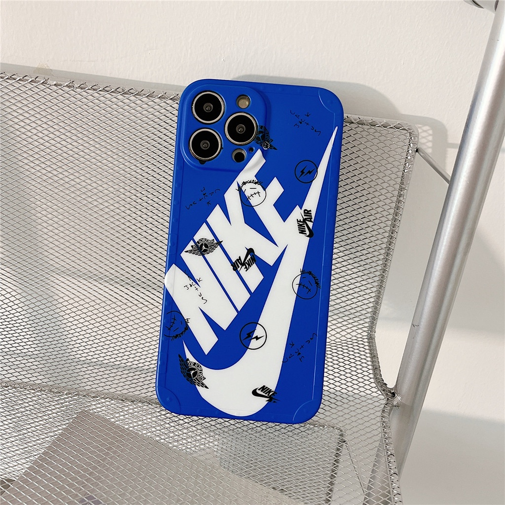 Ốp Điện Thoại Nhựa Cứng Họa Tiết travis scott blue n1ke Cho iphone15 14 13 12 mini 11 pro max 6 / 6s 7 / 8plus se2 x / xs xr xsmax #HG5104