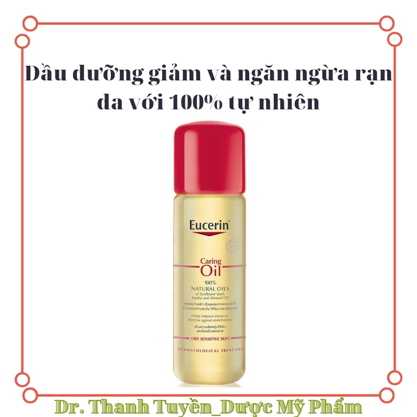 Dầu hỗ trợ giảm rạn da Eucerin Natural Caring Oil 125ml