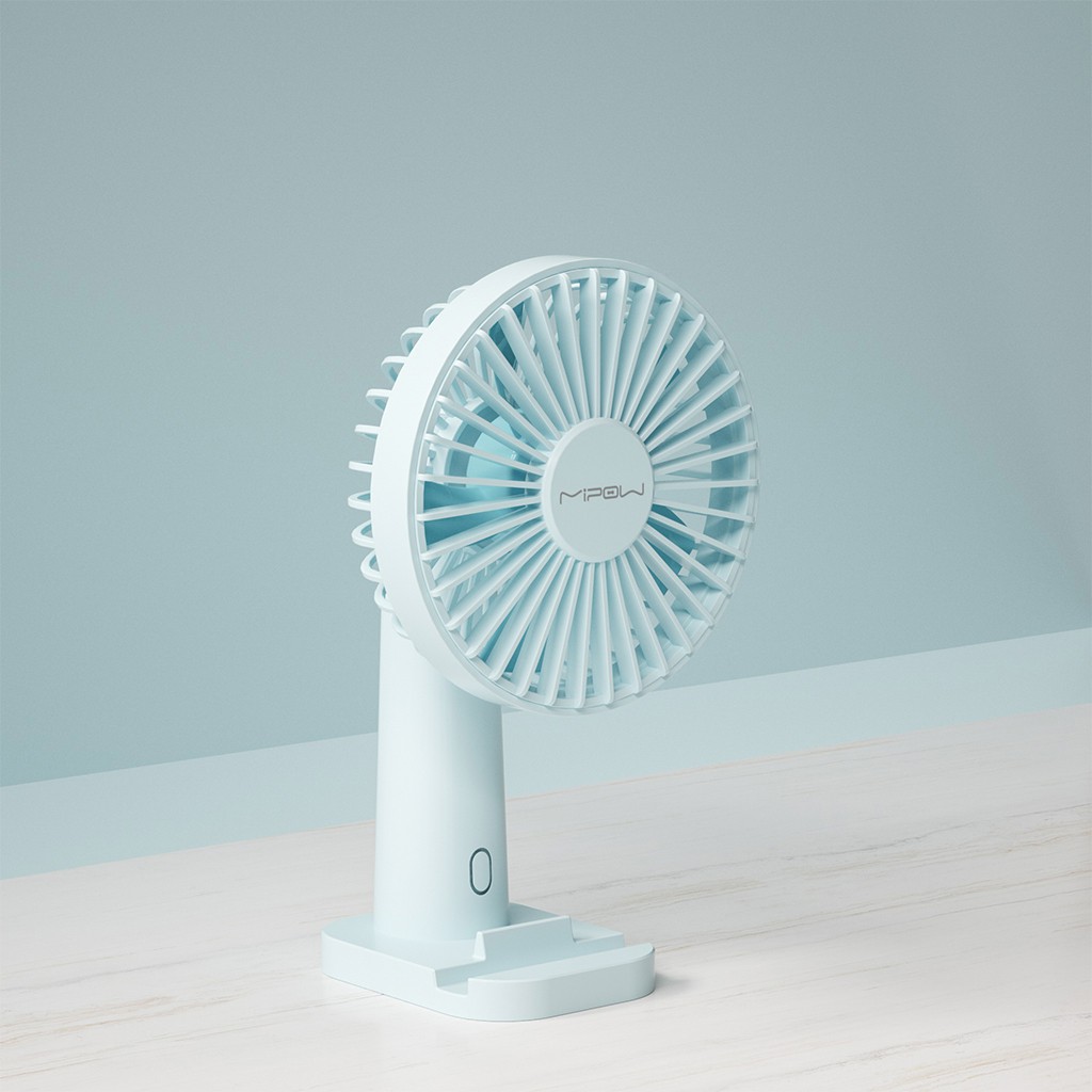 [Hàng Chính Hãng MỸ] Quạt Thông Minh Cầm Tay Nhỏ Gọn MIPOW Flip Adjust Mini Fan Nhiều Cấp Độ Làm Mát– VT MART