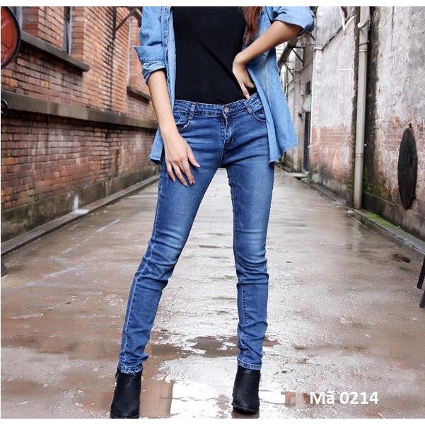 [XẢ KHO] Quần jean nữ Blue winner cao cao cấp chất co giãn mềm mại không phai màu hàng nhập