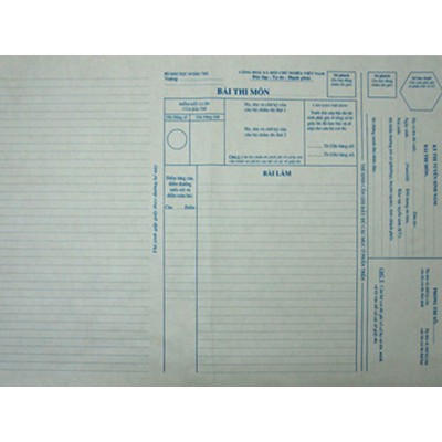 Giấy thi Khổ A3  (100 tờ)