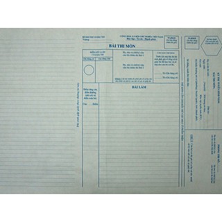 Giấy thi Khổ A3  (100 tờ)