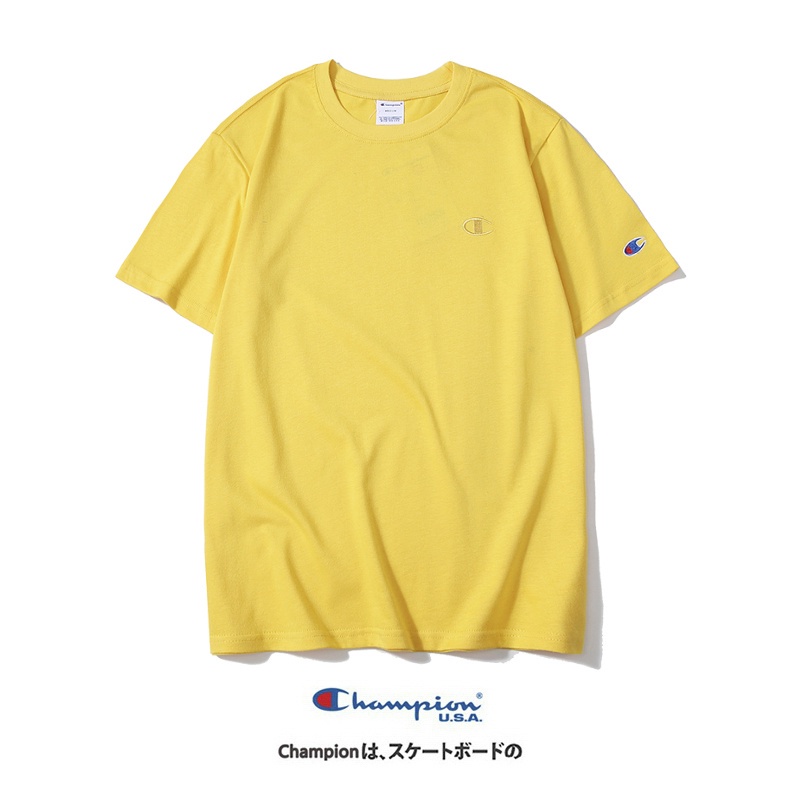 Áo thun Cotton ngắn tay thêu họa tiết cổ điển dành cho nam và nữ