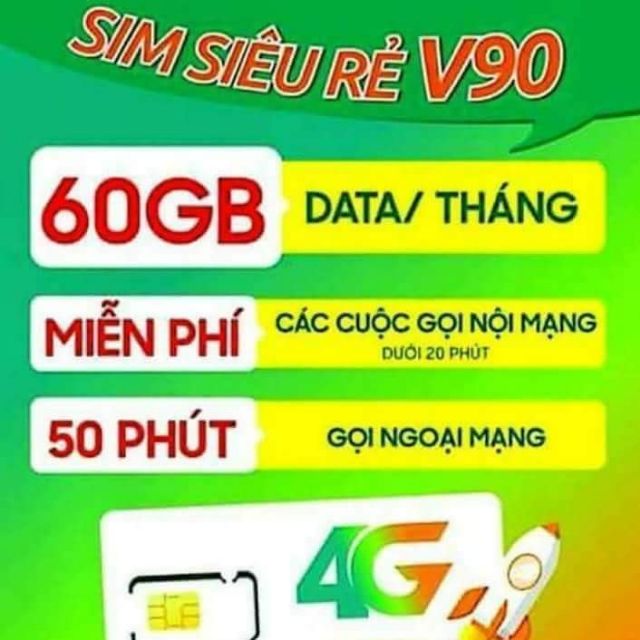 Sim Viettel V90 dùng siêu tiết kiệm