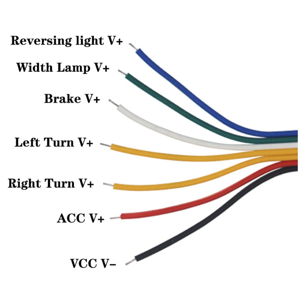 Dải Đèn LED RGB Nhiều Màu Sắc Rực Rỡ Trang Trí Đuôi Xe Hơi