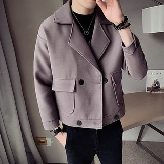 Áo khoác dạ nam hàn quốc nhiều màu đẹp, không xù lông