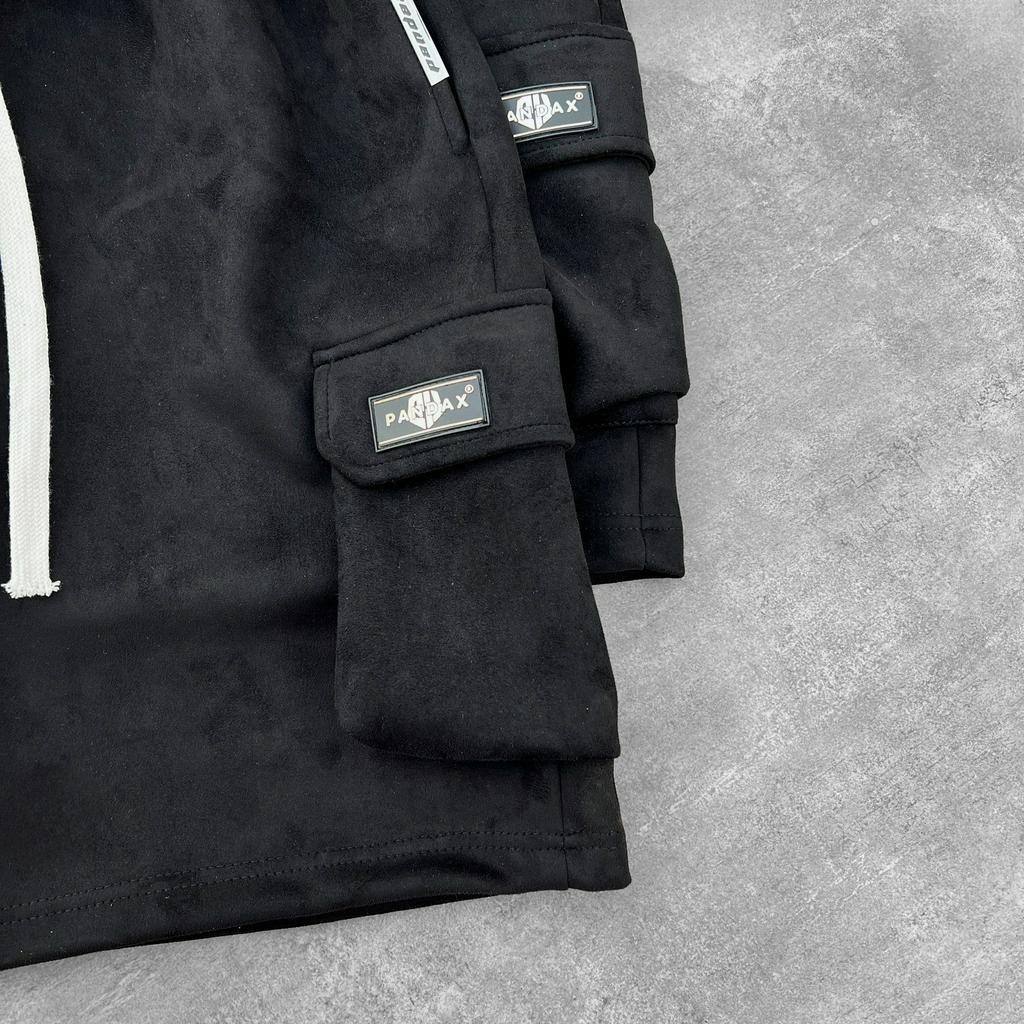 Quần short nam nữ local brand Pandax polime , quần đùi cargo túi hộp unisex phong cách y2k , chất liệu da lộn cao cấp