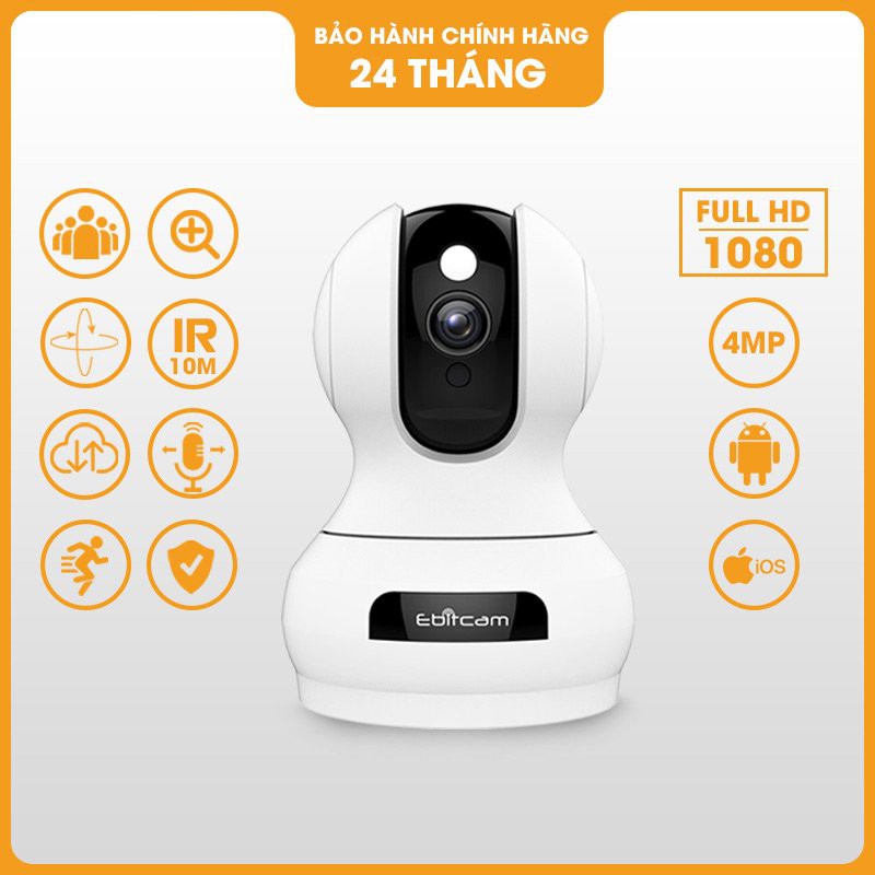 Camera wifi 360 độ,  lắp đặt  trong nhà