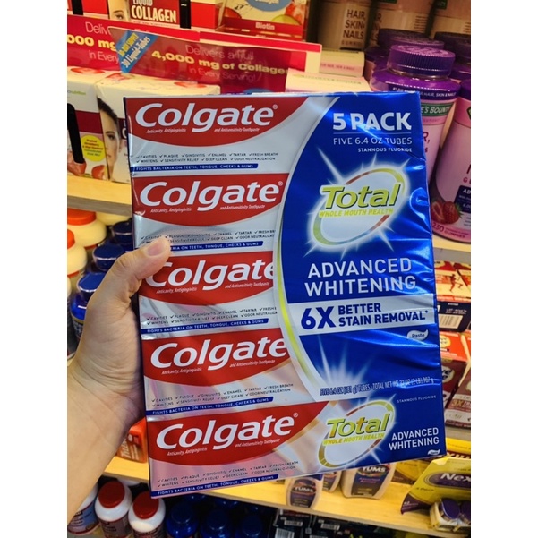 [GIÁ SỐC] Kem đánh răng Colgate Total Advanced Whitening