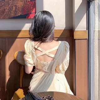 Order-đầm vàng nhạt