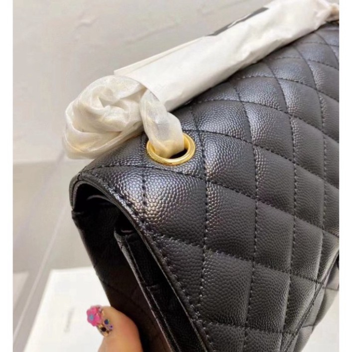 Túi xách nữ thời trang CN tag vàng da hột fullbox vip Ms 0180984