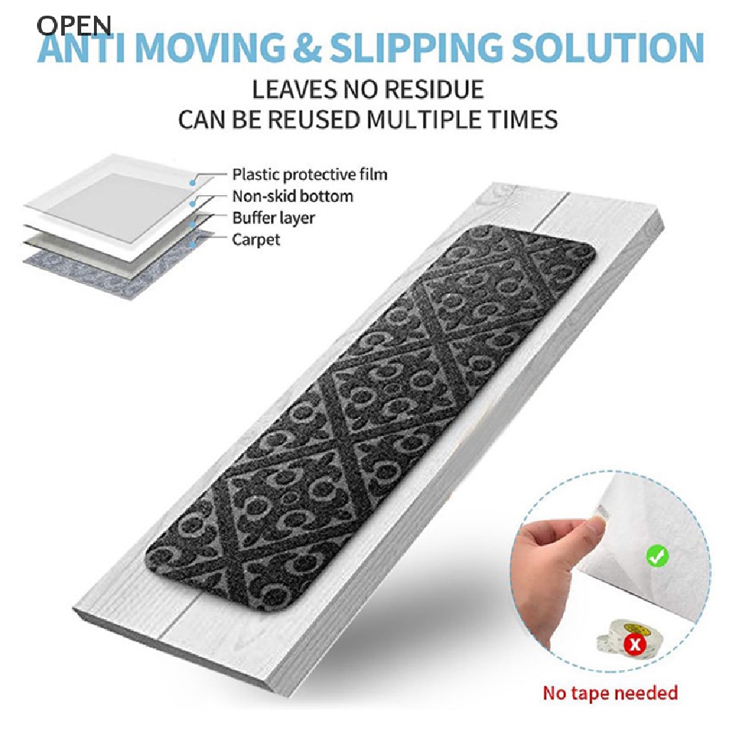 Op Thảm Lót Cầu Thang Trong Nhà Chống Trượt treads Thảm Cầu Thang Chống Trượt Kho Báu Của Tôi