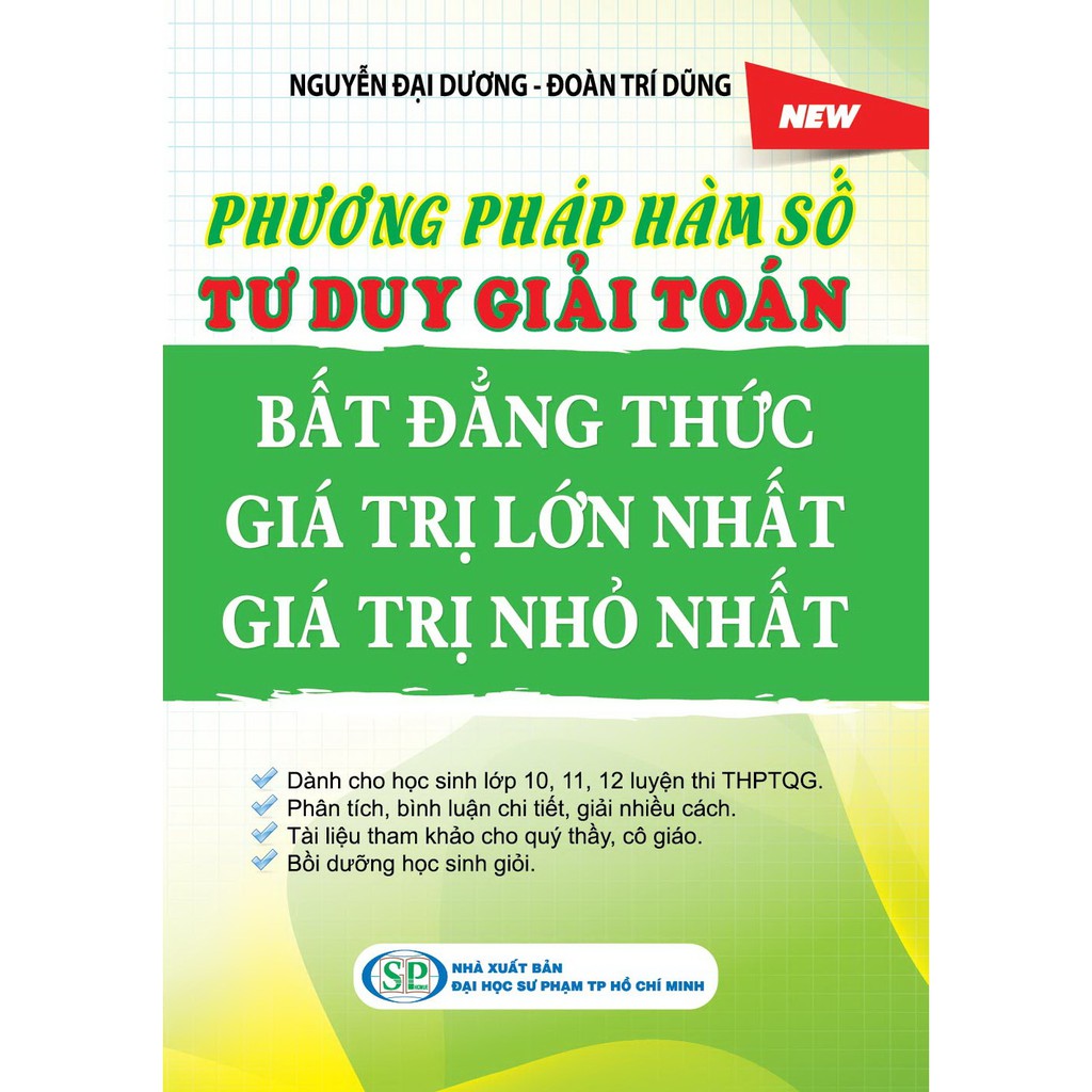 Sách - Phương Pháp Hàm Số Tư Duy Giải Toán Bất Đẳng Thức - Giá Trị Lớn Nhất - Giá Trị Nhỏ Nhất