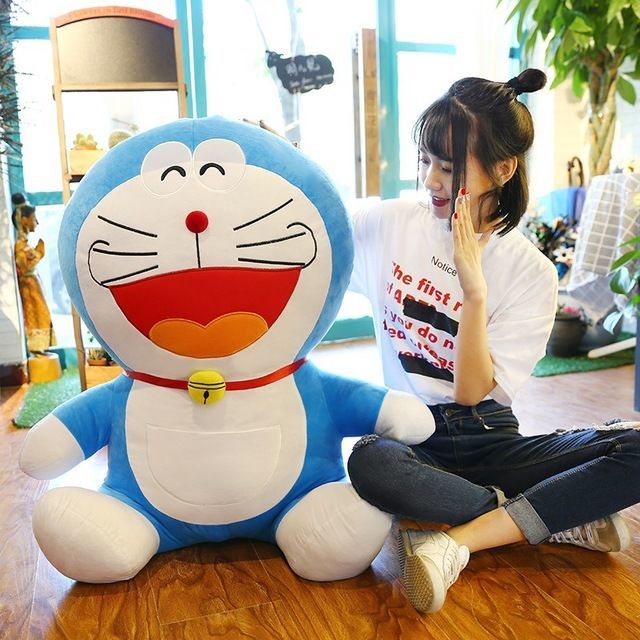 Búp Bê Nhồi Bông Hình Doraemon Đáng Yêu