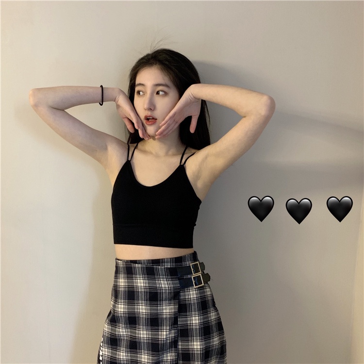 Áo Hai Dây Có Mút Đệm Ngực Thời Trang Quyến Rũ 48929