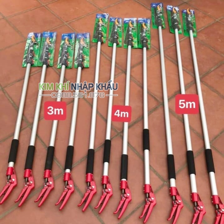 Kéo cắt cành trên cao 5m 3 đoạn Nhật Bản - K62