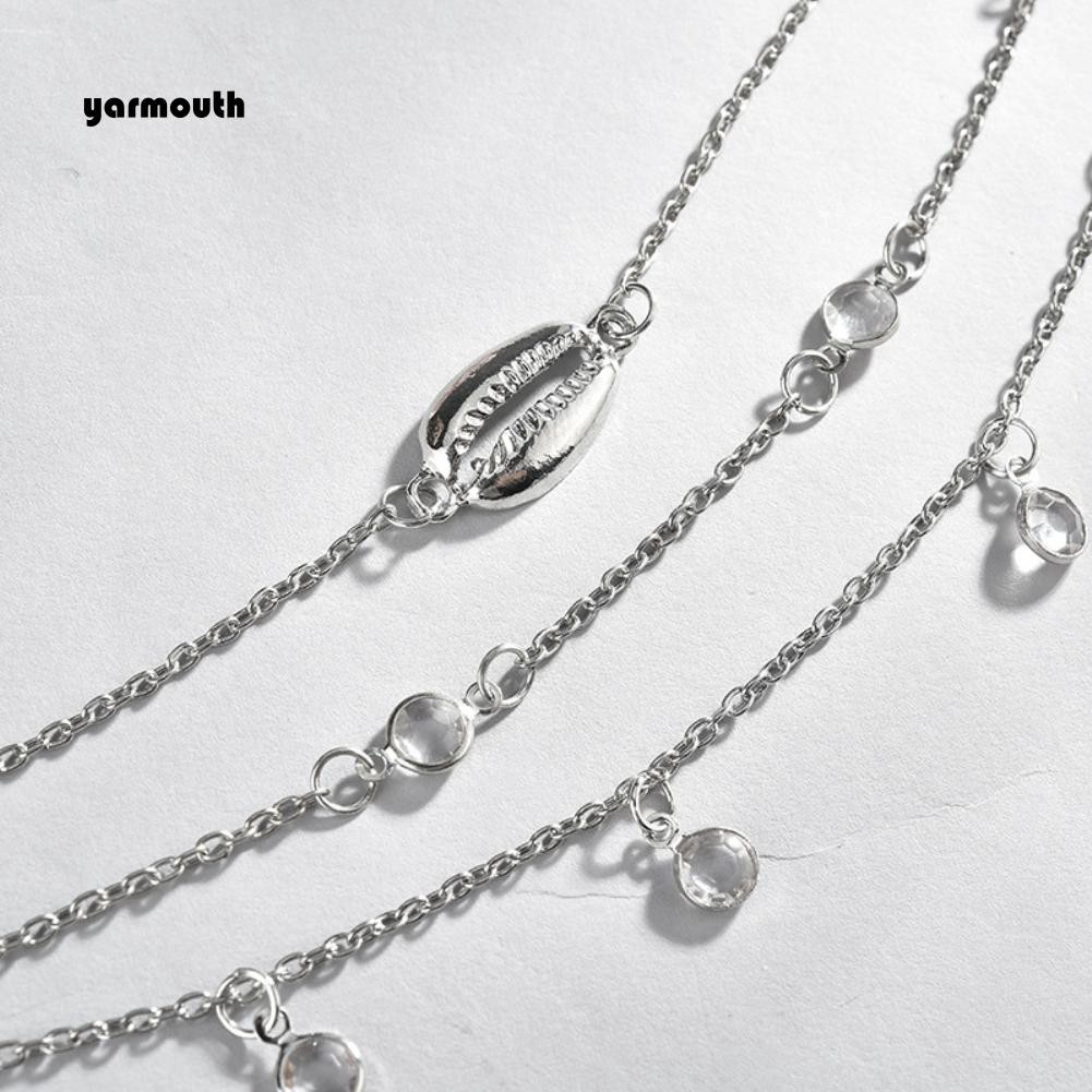 Vòng cổ NhiềU TầNg HìNh Vỏ Sò Cho Nữ