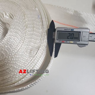Dây đai vải bản 108mm polyester trắng