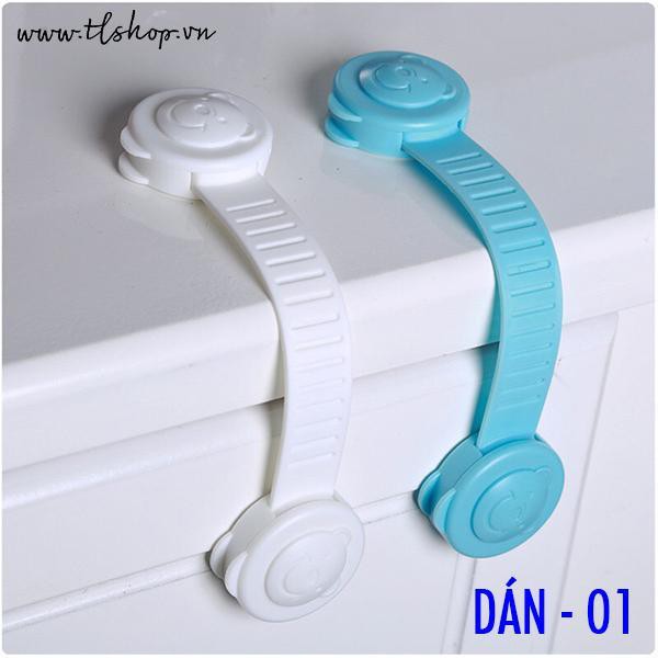 CHỐT KHÓA GÀI TỦ HÌNH GẤU - KHÓA AN TOÀN MÃ 01