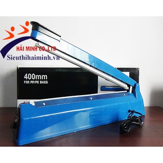 (Tặng Dây Hàn Nhiệt) Máy Hàn Miệng Túi 400 mm- Máy Ep Bich- Máy Ép Bọc