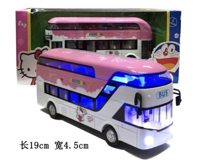 Có sẵn ✨✨ Mô Hình Xe Bus 1 Tầng ✨ Xe Bus 2 Tầng Hello Kitty ✨✨