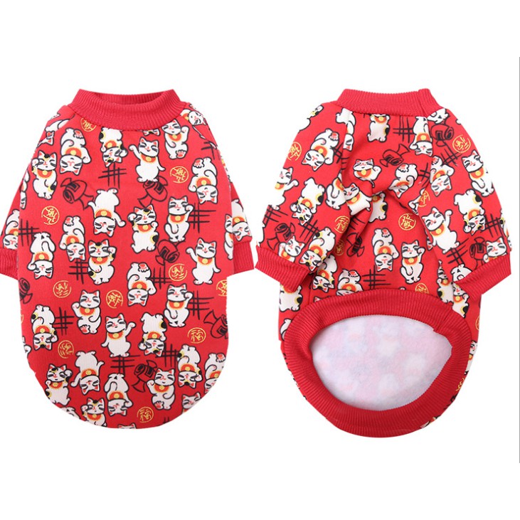Áo nỉ cho chó mèo loại mẫu mới