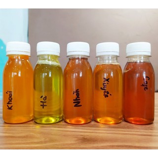 Mật ong nguyên chất các loại chai pet 100ml SỈ&LẺ