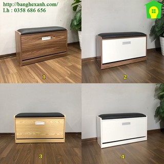 ❤️ ngang 80cm❤️ tủ giày thông minh tích hợp đôn ngồi hậu 9li bảo hành 2 năm