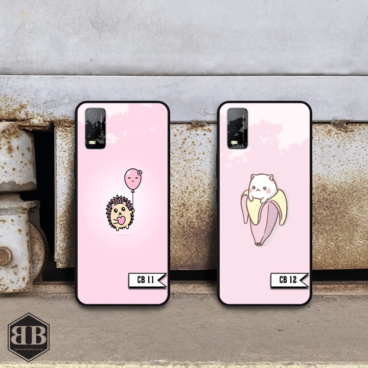 Ốp lưng kính cường lực Vivo Y3S hình in cho nữ
