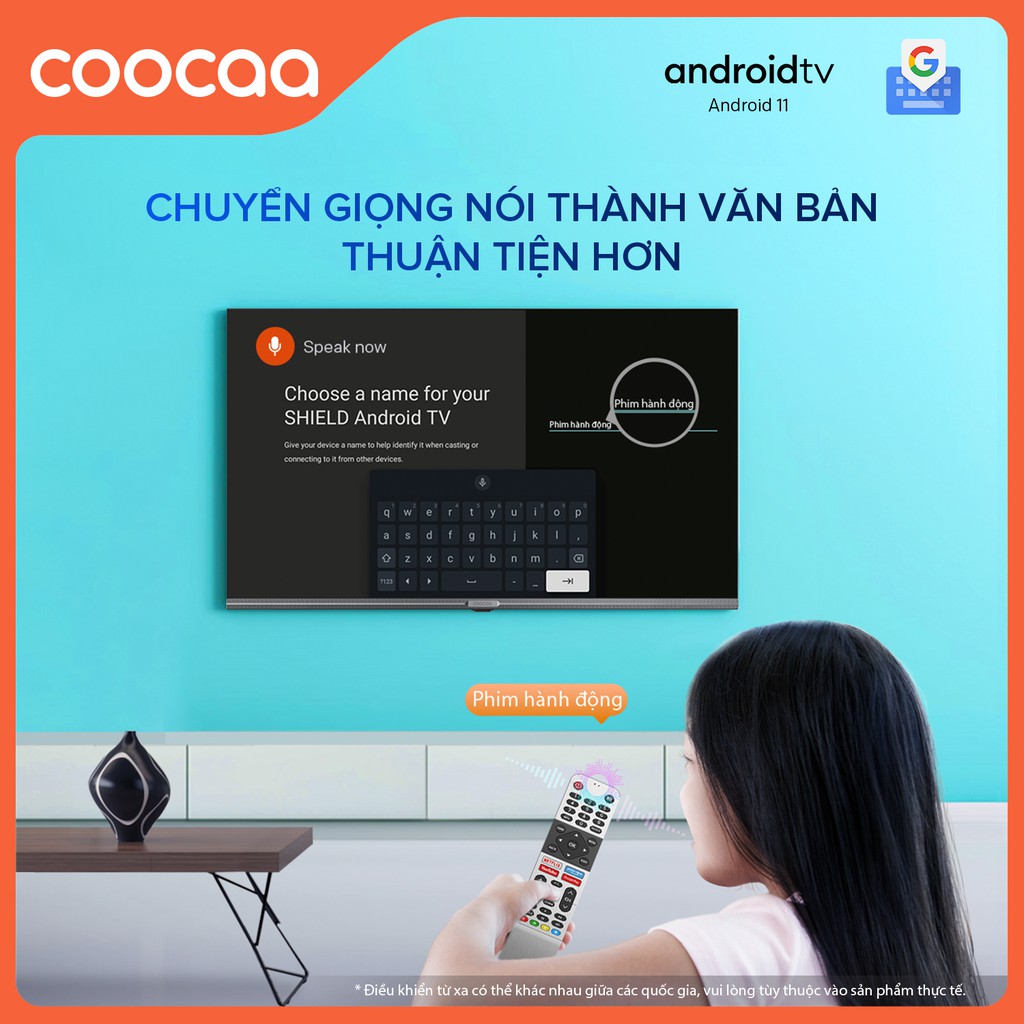 [Mã ELBAU7 giảm 7% đơn 5TR] Smart TV Full HD Coocaa 43 Inch Wifi - 43S7G - Android 11 - Viền mỏng - Miễn phí lắp đặt