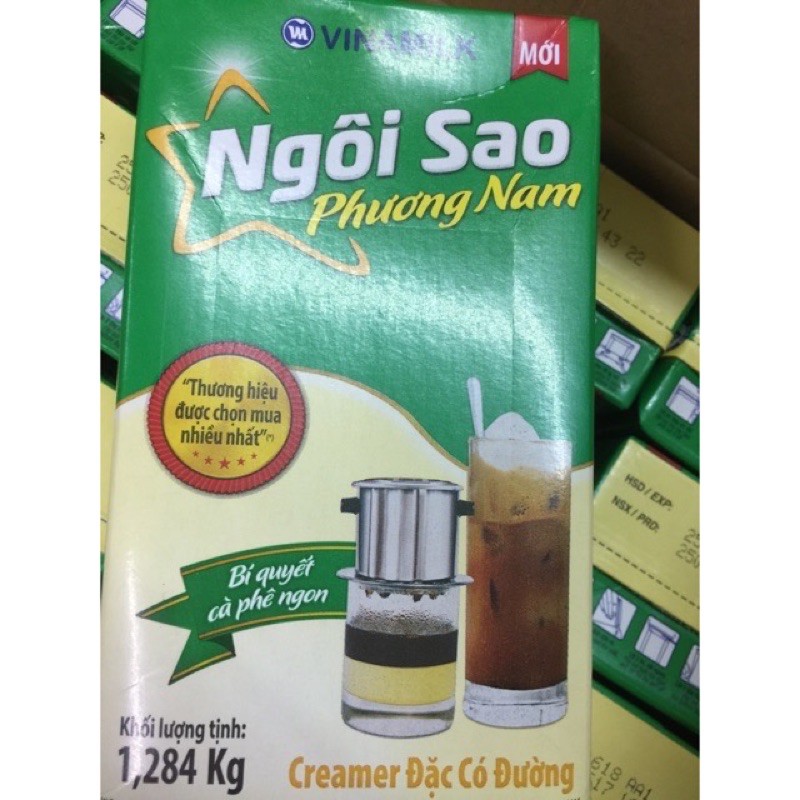 Combo 2 hộp sữa đặc ngôi sao phương nam hộp giấy 1284g