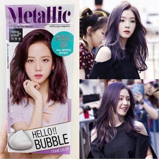Bọt Nhuộm Tóc Hello Bubble Black Pink