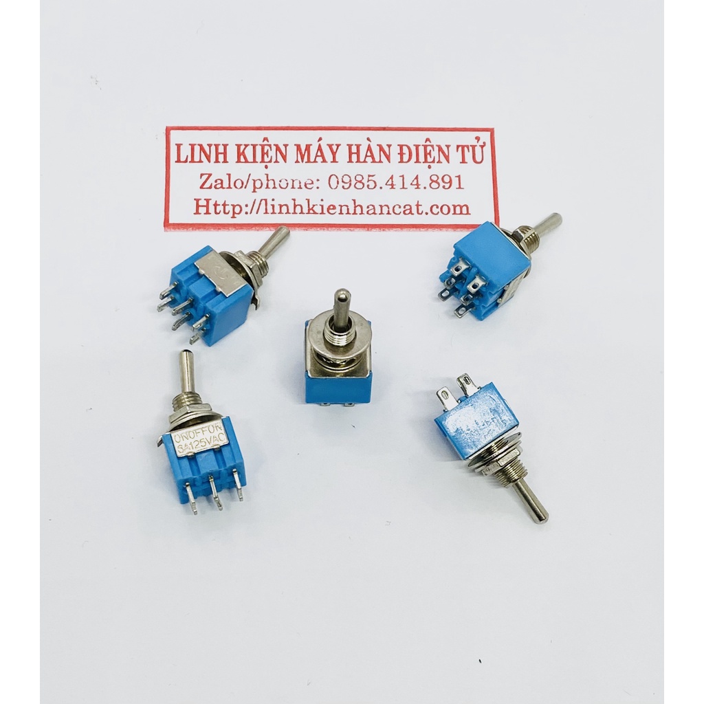 Công Tắc Chuyển Mạch 6 Chân Tròn 3 Chế Độ