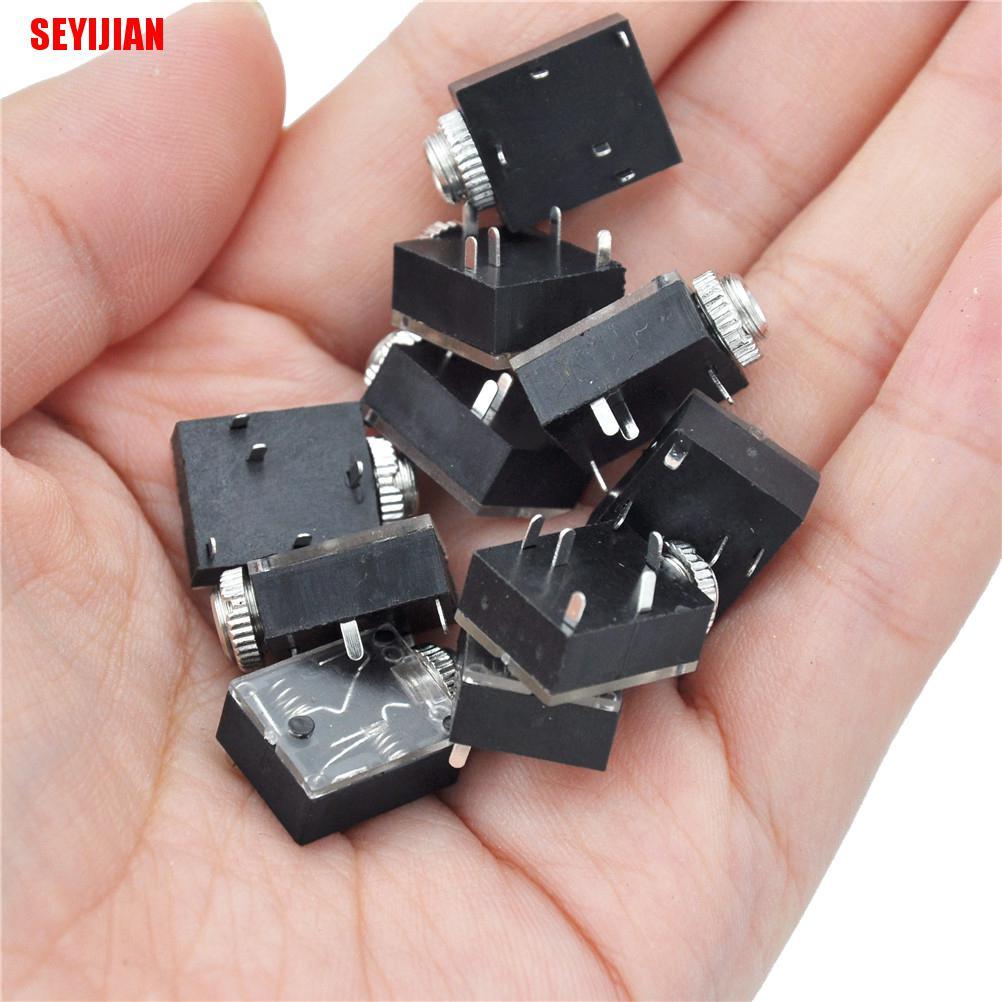 10 Giắc cắm tai nghe nổi với 5 chân 3.5mm