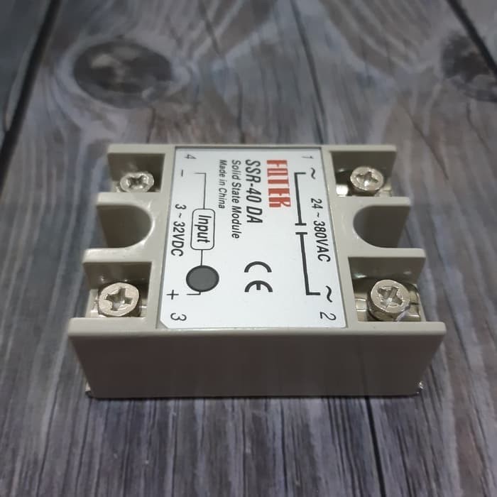 Rơ Le Thể Rắn 40a Fotek Ssr 40da 40 Ampere 24 380v 220v Ac