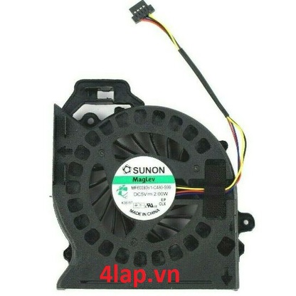 Thay Quạt Tản Nhiệt CPU Laptop HP Pavilion DV6-6000 DV7-6000 4PIN 653627-001