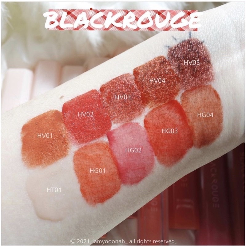 [ HÀNG SẴN ] Son Black Rouge Half N Half Water Glow full màu