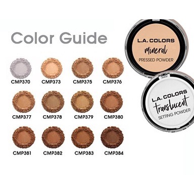 Phấn phủ siêu mịn LA Colors Mineral Pressed Powder