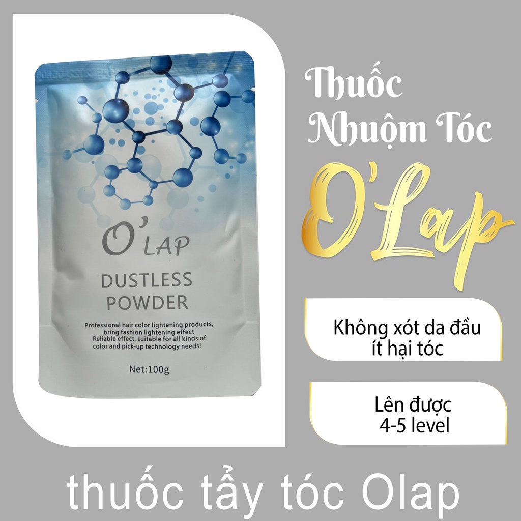 Thuốc tẩy tóc trắng không xót tại nhà giá rẻ OLAP OL59