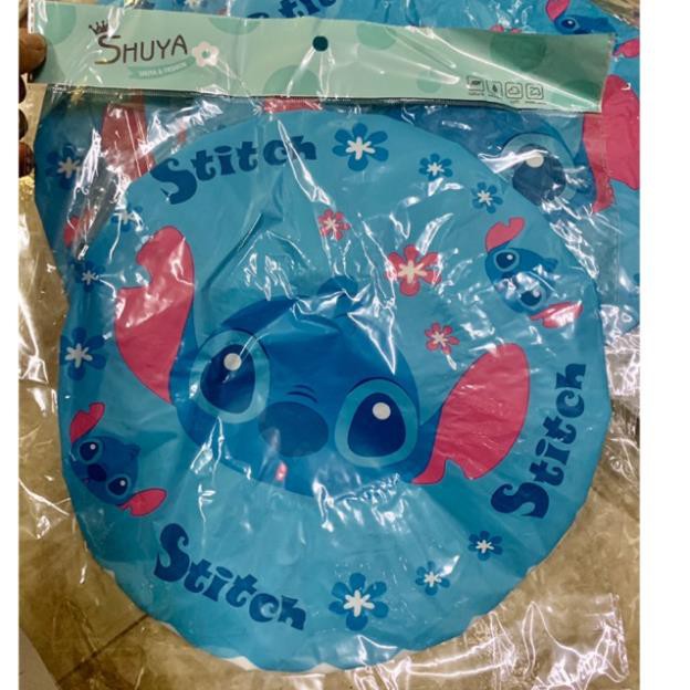 Mũ chụp tóc đa năng Stitch ( mầu xanh )